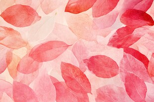 梦幻粉色树叶背景图