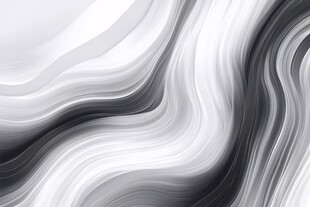 黑白流动线条抽象背景图