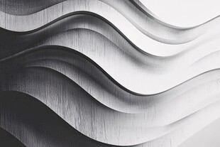 黑白波浪纹理抽象背景图