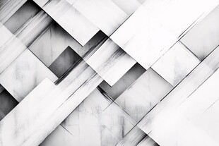 黑白几何拼接抽象背景图