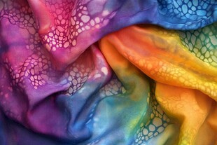 多彩渐变纹理梦幻布料