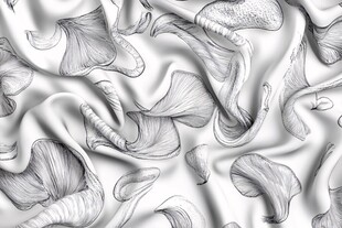 白色褶皱丝绸纹理图案