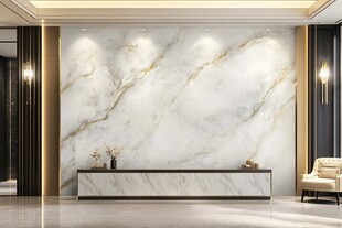 奢华大理石客厅背景墙