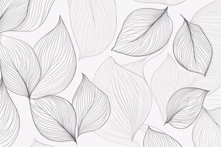 简约线条叶片图案背景