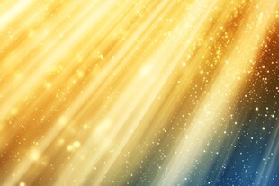 金色光芒闪耀梦幻背景