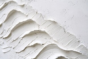 白色纹理墙面艺术效果