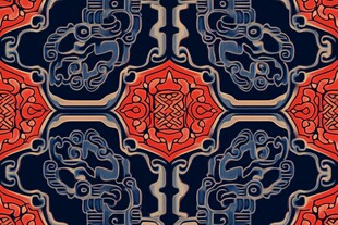 中式传统几何纹图案设计