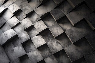 金属方块立体纹理背景