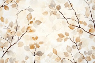 秋意树叶纹理背景图案