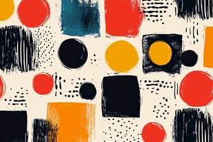 抽象几何图案艺术背景图