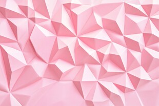 粉色几何立体折纸纹理背景
