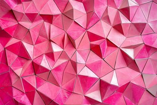 粉色多边形几何墙面纹理