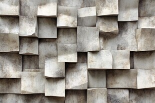 立体方块墙面纹理设计