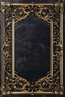 黑金奢华复古风装饰画框