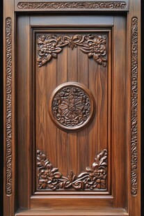 精美雕花实木门
