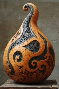 精美雕刻葫芦艺术品
