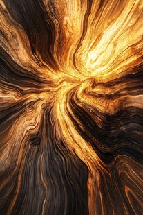 炫彩流动的抽象光影纹理