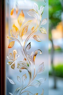 精致玻璃雕花艺术图案