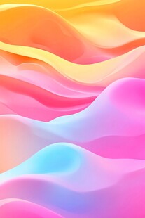 梦幻渐变流体波纹背景图