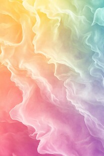 梦幻渐变色彩流体背景图