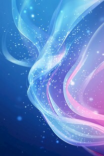 梦幻炫彩流动光效背景图