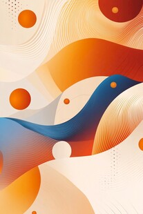 抽象流体渐变艺术图案