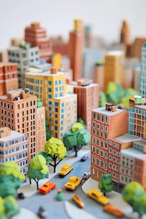 迷你城市景观模型