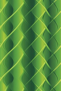 绿色波浪纹理几何背景图
