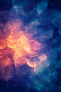 梦幻炫彩光斑背景图