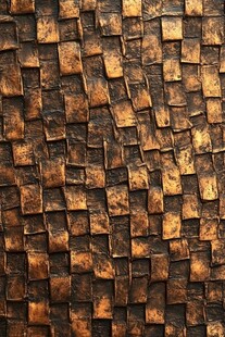 复古金属编织纹理背景图