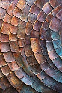 金属鳞片纹理艺术图案