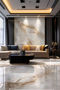 现代奢华风客厅优雅空间