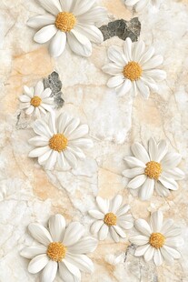 小雏菊大理石纹理精美图案