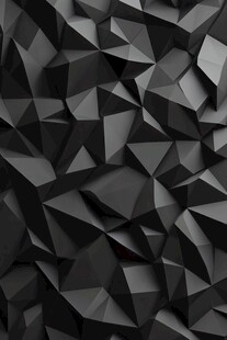 黑色立体多边形几何背景