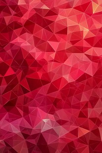 红色多边形几何图案背景