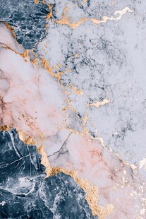 粉金大理石纹理背景图