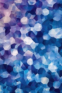 蓝紫色几何多边形抽象背景