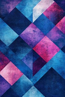 多彩几何拼接抽象背景图