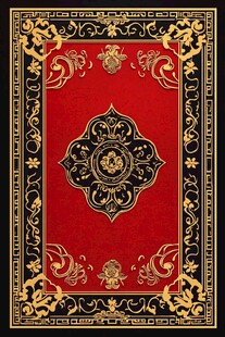 华丽古典花纹红色装饰图案