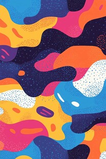 抽象多彩流体图案背景