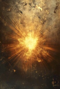 金色光芒爆炸特效背景图