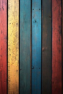多彩复古木板纹理背景