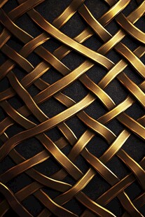 金色编织纹理背景图案