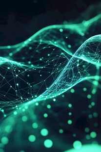 梦幻科技线条背景图