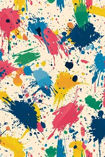 多彩泼墨艺术背景图案