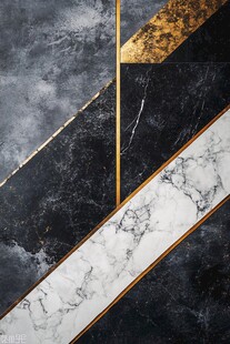 黑金大理石纹理装饰背景