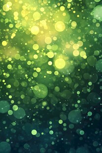 梦幻绿调光斑背景图