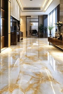 豪华大气的现代家居走廊