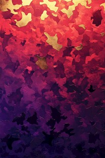 梦幻渐变色彩抽象艺术图