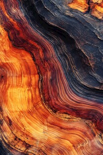 绚丽多彩的岩石纹理奇观